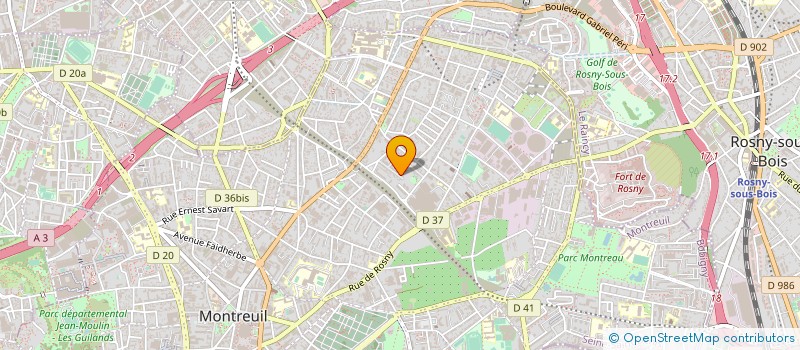 localisation de l'entreprise EUROTECH SECURITY à MONTREUIL