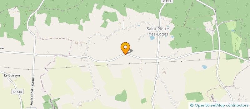 localisation de l'entreprise EUROTECHNICK à ECHAUFFOUR