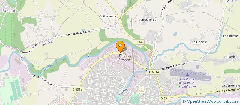 localisation de l'entreprise EUROTECHNICS INDUSTRIES à GRAULHET