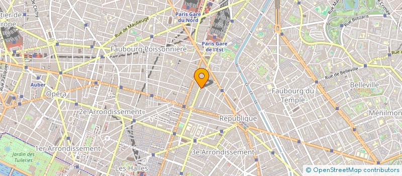 localisation de l'entreprise EUROTEINTURE à PARIS