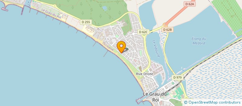 localisation de l'entreprise EUROTER SARL  LE GRAU-DU-ROI