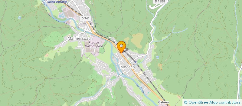 localisation de l'entreprise EUROTEX  MOOSCH