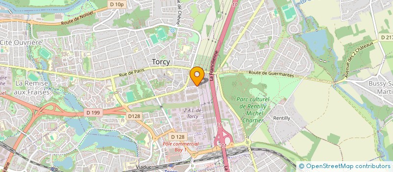 localisation de l'entreprise EUROTEXTILE à TORCY