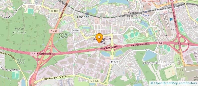 localisation de l'entreprise EUROTHEMIX PRODUCTIONS à LOGNES