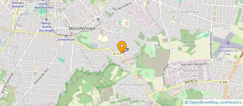 localisation de l'entreprise EUROTHERM à MONTFERMEIL