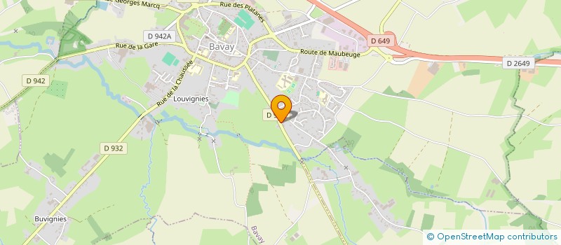 localisation de l'entreprise EUROTILES à BAVAY