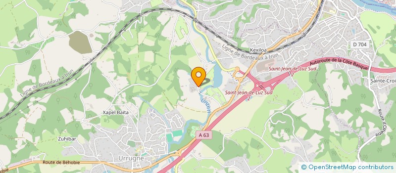 localisation de l'entreprise EUROTIM à URRUGNE