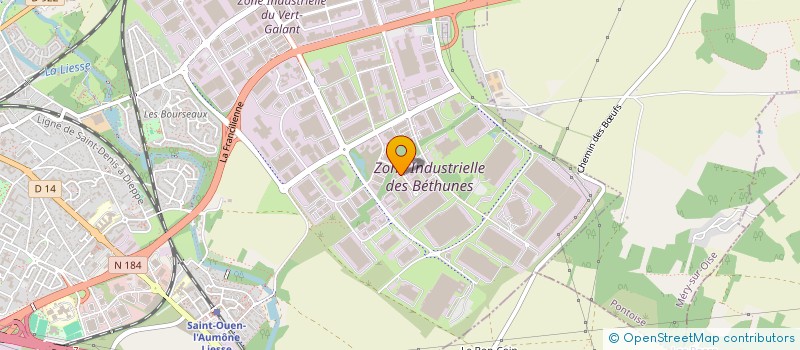 localisation de l'entreprise EUROTIQUE à SAINT-OUEN-L'AUMONE