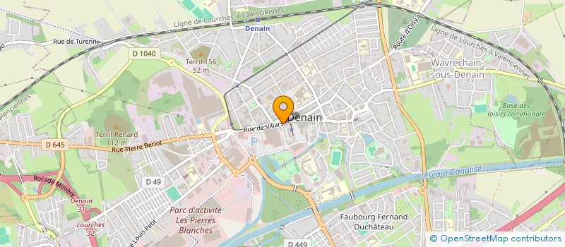 localisation de l'entreprise EUROTITANE à DENAIN