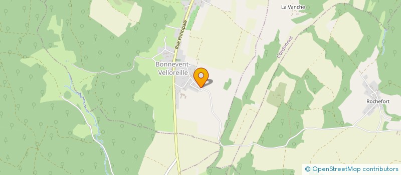 localisation de l'entreprise EUROTOITURE FRANCHE COMTE  BONNEVENT-VELLOREILLE