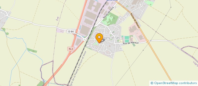 localisation de l'entreprise EUROTOPDEAL  LAGNY-LE-SEC