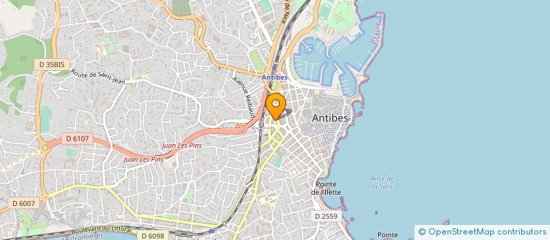 localisation de l'entreprise EUROTOURISME à ANTIBES