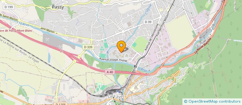 localisation de l'entreprise EUROTRACK  PASSY