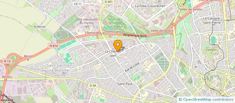 localisation de l'entreprise EUROTRACK AMITIE à CAEN