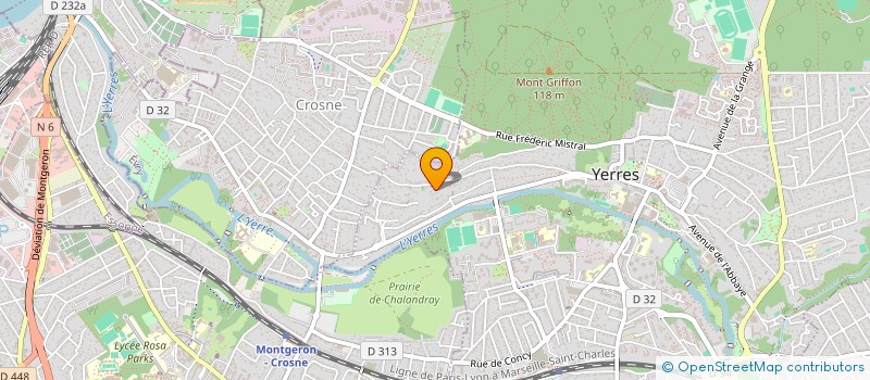 localisation de l'entreprise EUROTRADE à YERRES
