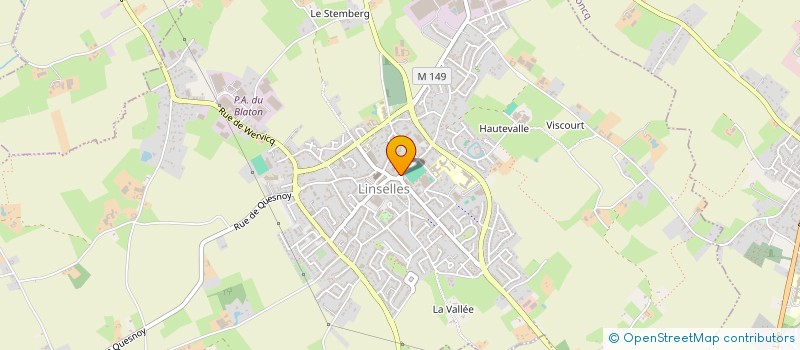 localisation de l'entreprise EUROTRADE à LINSELLES