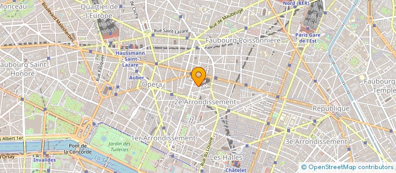 localisation de l'entreprise EUROTRADE à PARIS