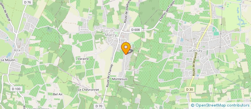 localisation de l'entreprise EUROTRADING à MARCY