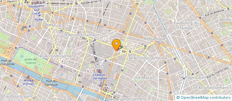 localisation de l'entreprise EUROTRADING à PARIS
