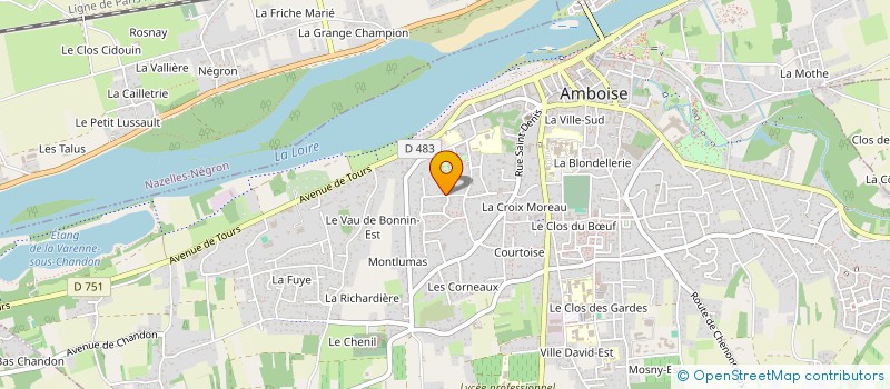 localisation de l'entreprise EUROTRADING INDUSTRIE à AMBOISE