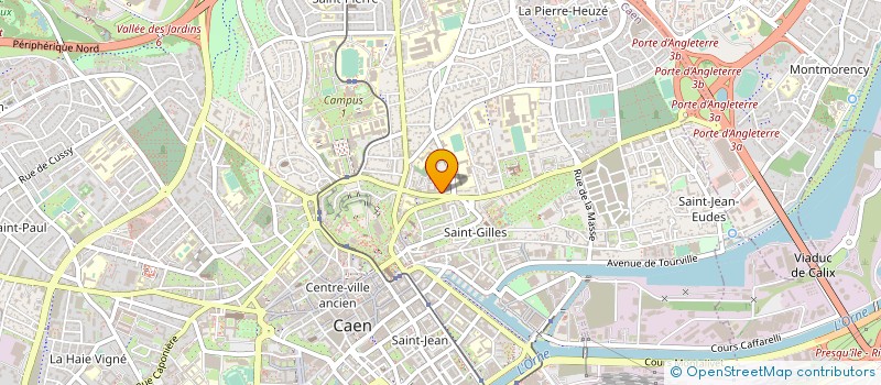 localisation de l'entreprise EUROTRADIS à CAEN