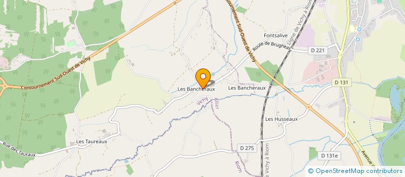 localisation de l'entreprise EUROTRAIN à BRUGHEAS
