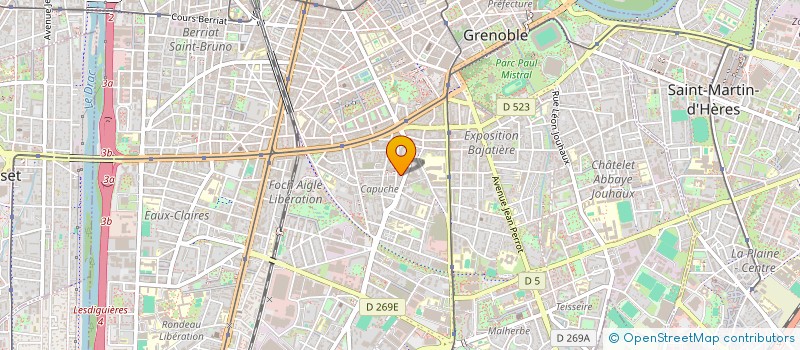 localisation de l'entreprise EUROTRANS à GRENOBLE