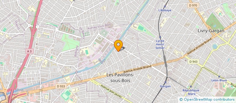 localisation de l'entreprise EUROTRANS à LES PAVILLONS-SOUS-BOIS