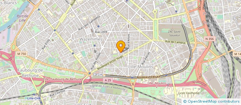 localisation de l'entreprise EUROTRANS NETWORK SERVICES à LILLE