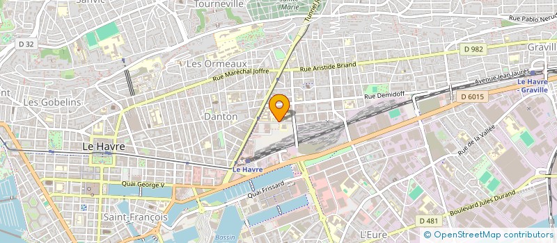 localisation de l'entreprise EUROTRANSIT à LE HAVRE
