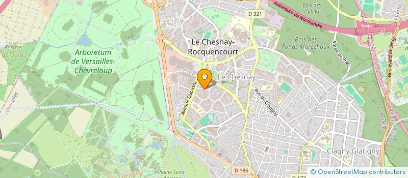 localisation de l'entreprise EUROTRAVEL SYSTEMS  LE CHESNAY-ROCQUENCOURT