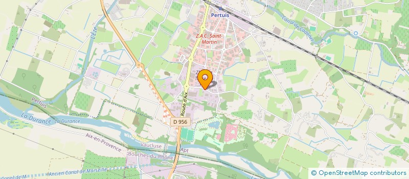 localisation de l'entreprise EUROTRAX INTERNATIONAL  PERTUIS