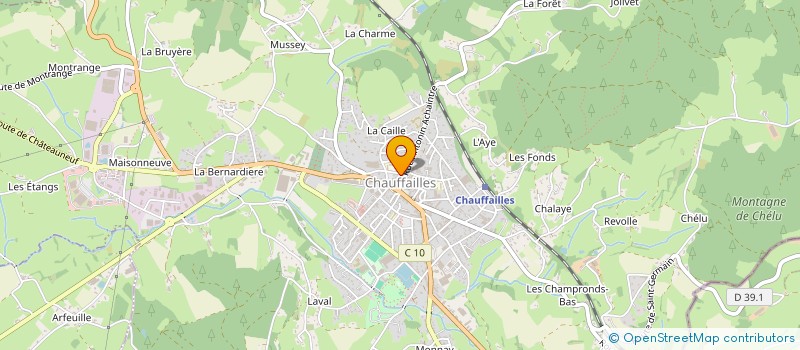 localisation de l'entreprise EUROTRON INSTRUMENTS à CHAUFFAILLES