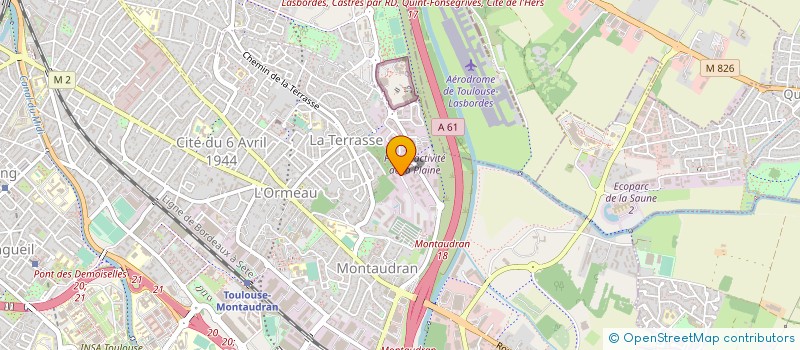 localisation de l'entreprise EUROTRONIX SAS à TOULOUSE