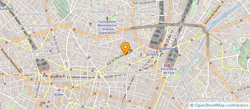 localisation de l'entreprise EUROTUB à PARIS