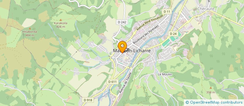localisation de l'entreprise EUROTUILES à MAULEON-LICHARRE