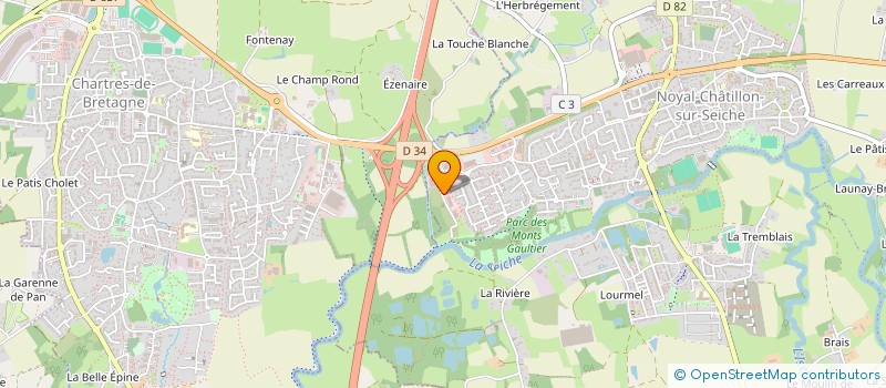 localisation de l'entreprise EUROVAL  NOYAL-CHATILLON-SUR-SEICHE