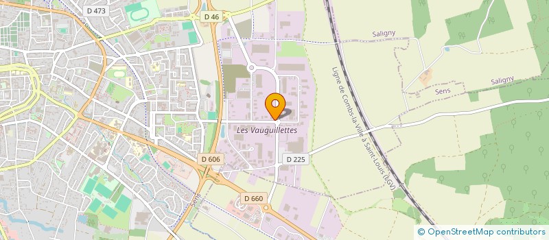 localisation de l'entreprise EUROVAN D&G MILLER  SENS