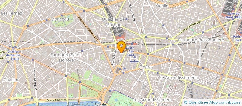 localisation de l'entreprise EUROVERTE à PARIS