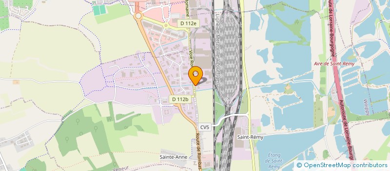 localisation de l'entreprise EUROVIA BITUMES NORD EST  WOIPPY