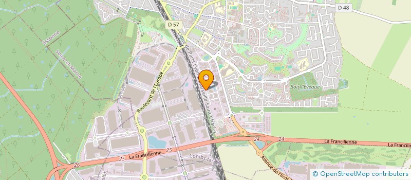 localisation de l'entreprise EUROVIA ILE DE FRANCE  COMBS-LA-VILLE