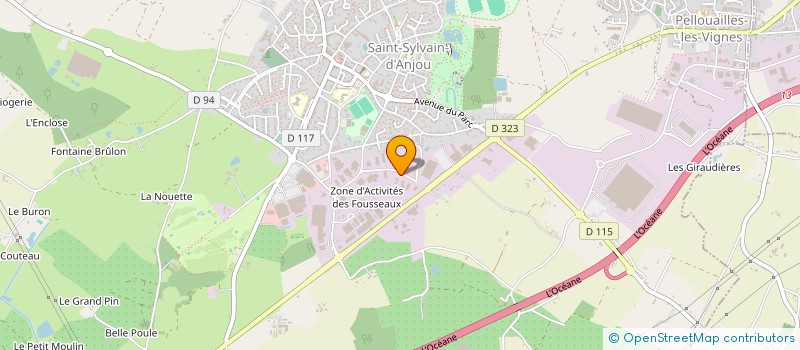 localisation de l'entreprise EUROVIANDE SERVICE à VERRIERES-EN-ANJOU