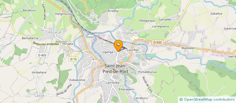 localisation de l'entreprise EUROVIANDES à SAINT-JEAN-PIED-DE-PORT