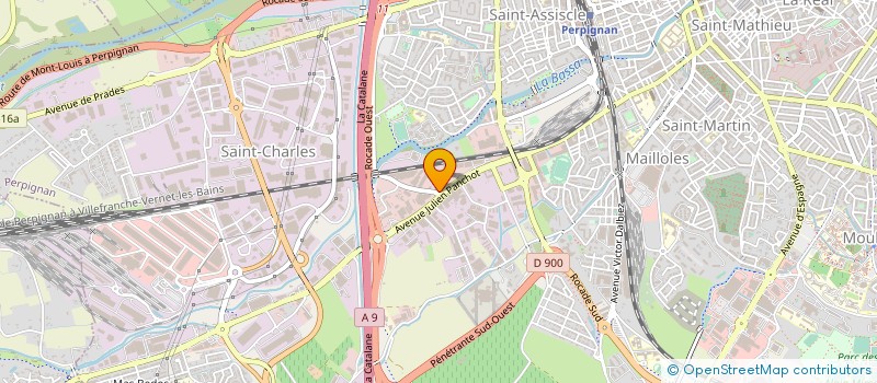 localisation de l'entreprise EUROVIDEOCOM à PERPIGNAN