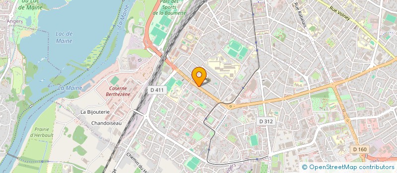 localisation de l'entreprise EUROVIP INVESTISSEMENT à ANGERS