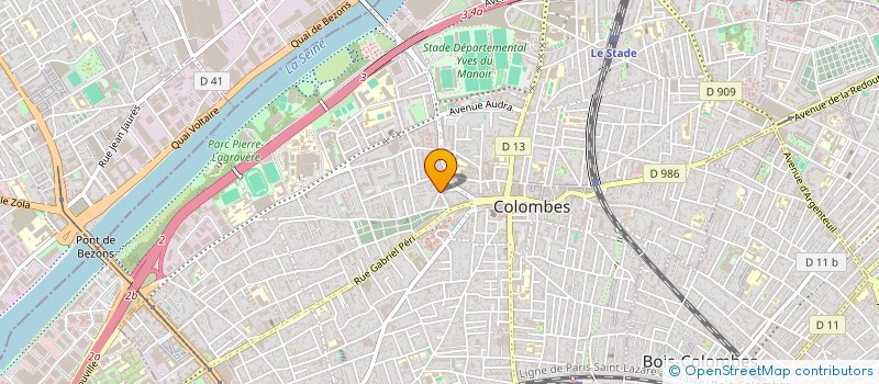 localisation de l'entreprise EUROVOLTAD à COLOMBES