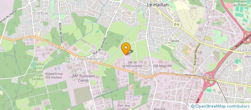 localisation de l'entreprise EUROWALE  LE HAILLAN