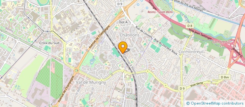 localisation de l'entreprise EUROWAYS à REIMS