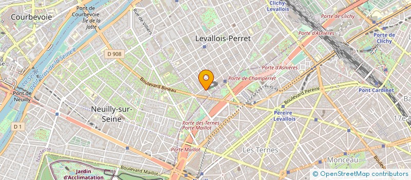 localisation de l'entreprise EUROWELL SARL à LEVALLOIS-PERRET