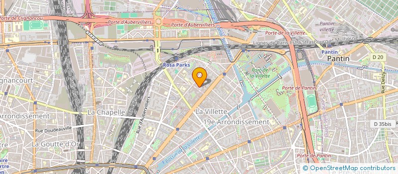 localisation de l'entreprise EUROWIE SARL  PARIS